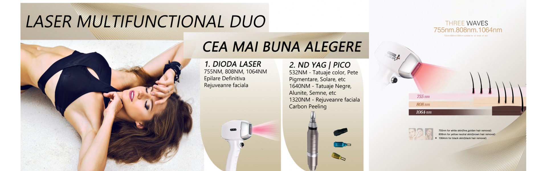 Laser multifunctional Duo