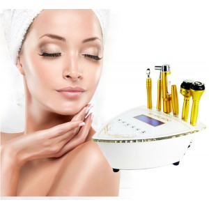 Aparat 5in1 Cosmetic BIO RF Portabil Injectare Fara Ace Botox, Acid Hialuronic, Mezoterapie, Ciocan Rece,Ingrijire Ochi, Aparat Cosmetic Facial, Perfect